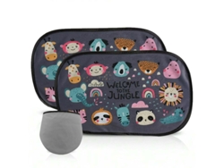 Parasol Infantil Para Coche Henten Home 51 X 31 Cm - Protección Solar Y Contra El Calor (2 Unidades)