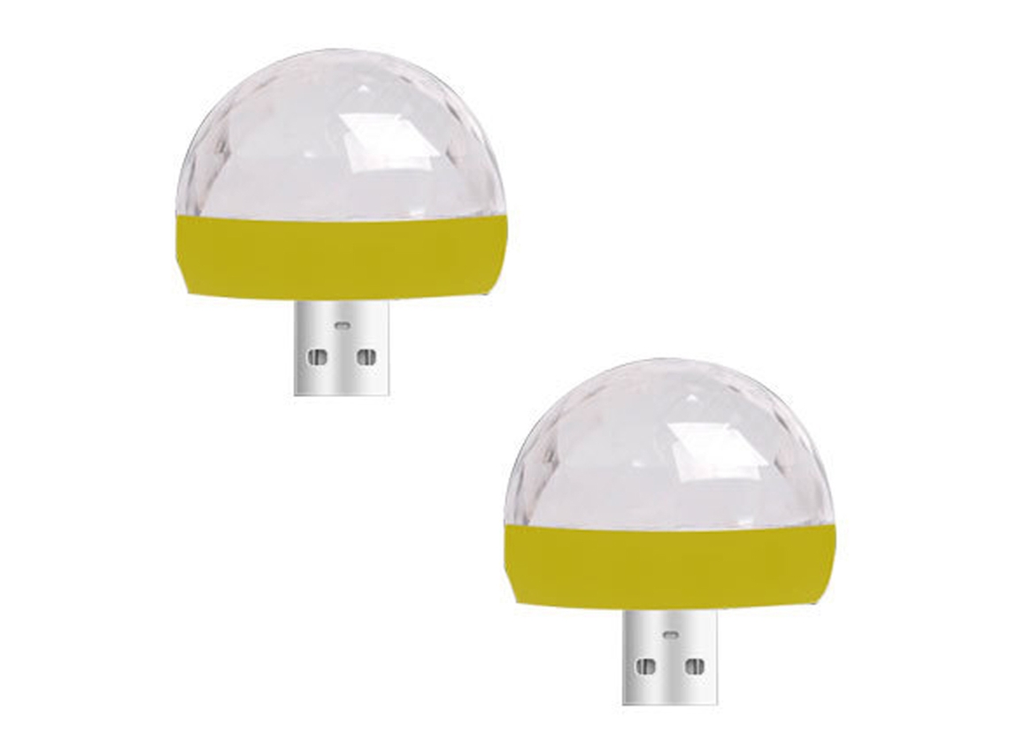 Mini luz de discoteca USB, luces de fiesta con sonido activado, luces de escenario con bola de discoteca para DJ