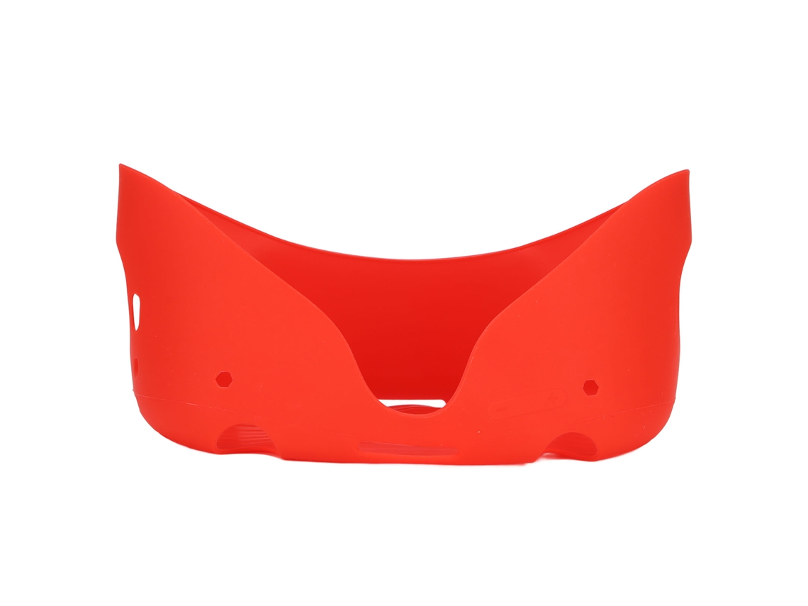 Capa Protetora De Silicone Para Oculus Quest 2 Anti-arranhões Anti-choque Para Óculos Vr Vermelha