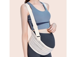 Cinturón de soporte abdominal transpirable y ajustable Yunzii para el embarazo, ideal para aliviar el dolor de espalda (vientre de 96/110 cm)