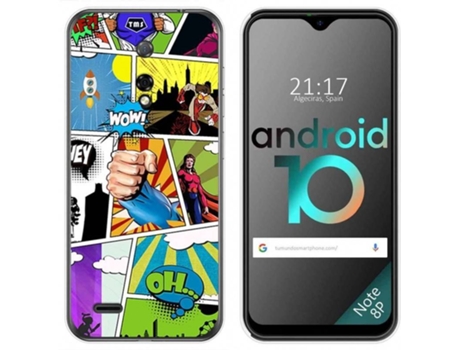 Carcasa Ulefone Armor Note 8P TUMUNDOSMARTPHONE Comic Multicolor