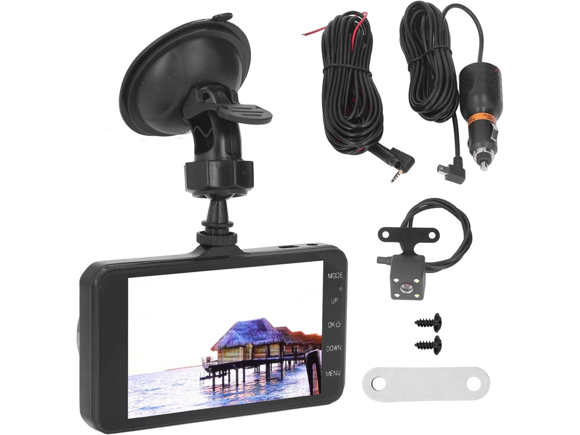 Grabadora De Conducción Para Coche Con Pantalla Táctil De 4 Pulgadas Y Resolución 1080p.
