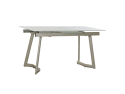 Mesa Comedor Cristal 180 Extensible 140x80x76cm