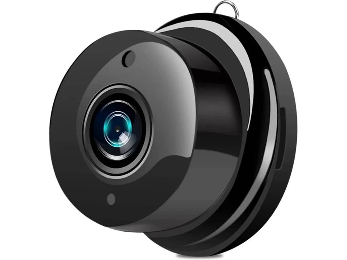 Mini cámara espía 1080p HD USB con visión nocturna magnética y detección de movimiento, color negro. Bestvite