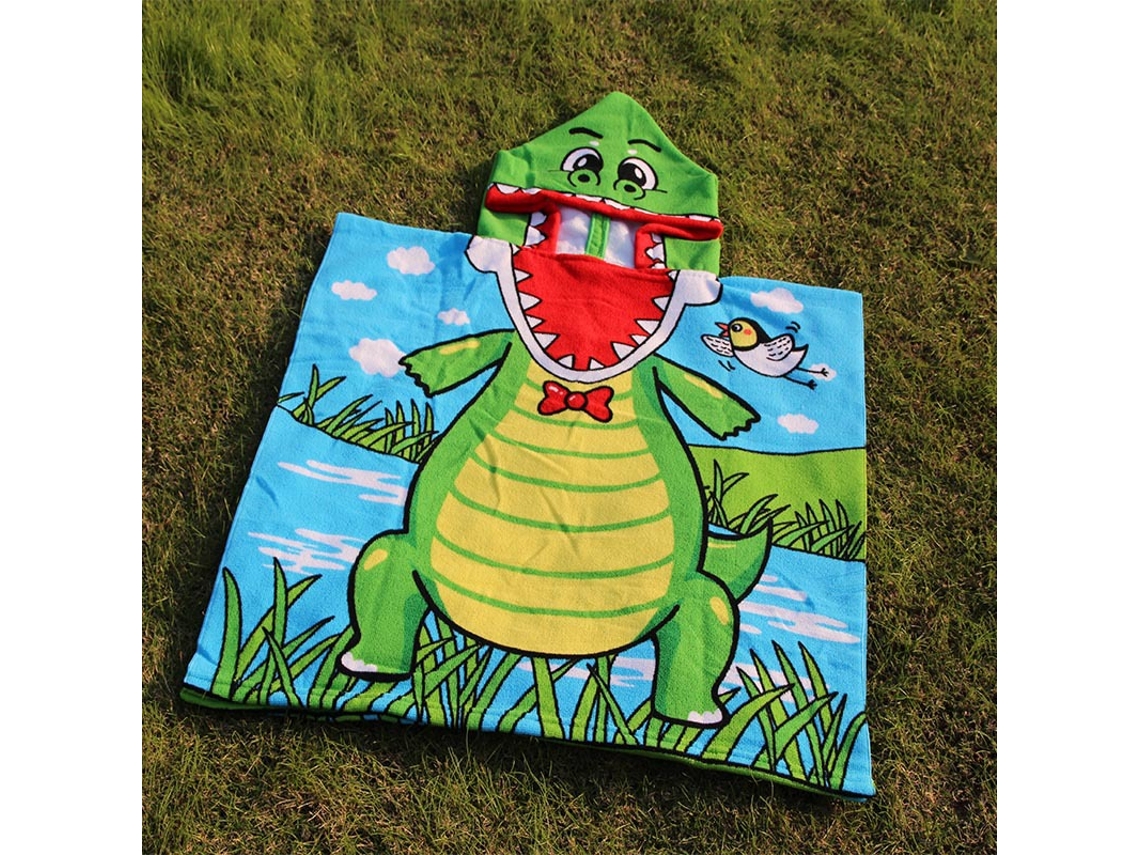 Toalla Poncho Para Niños Con Capucha, Fibra Ultrafina, Absorbente, Para Natación, Diseño De Dibujos Animados, Especial Para Baños De Niños, Usable
