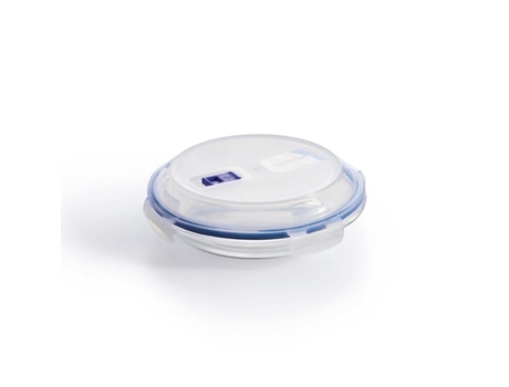 LUMINARC Pure Box Active Plato Con Tapa Hermética Con Válvula 07L En Vidrio Templado