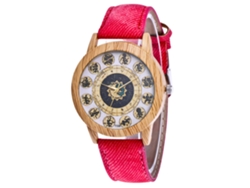 Reloj De Pulsera Shengke Fashionado Simple Casual Para Mujer, De Piel Sintética (negro)