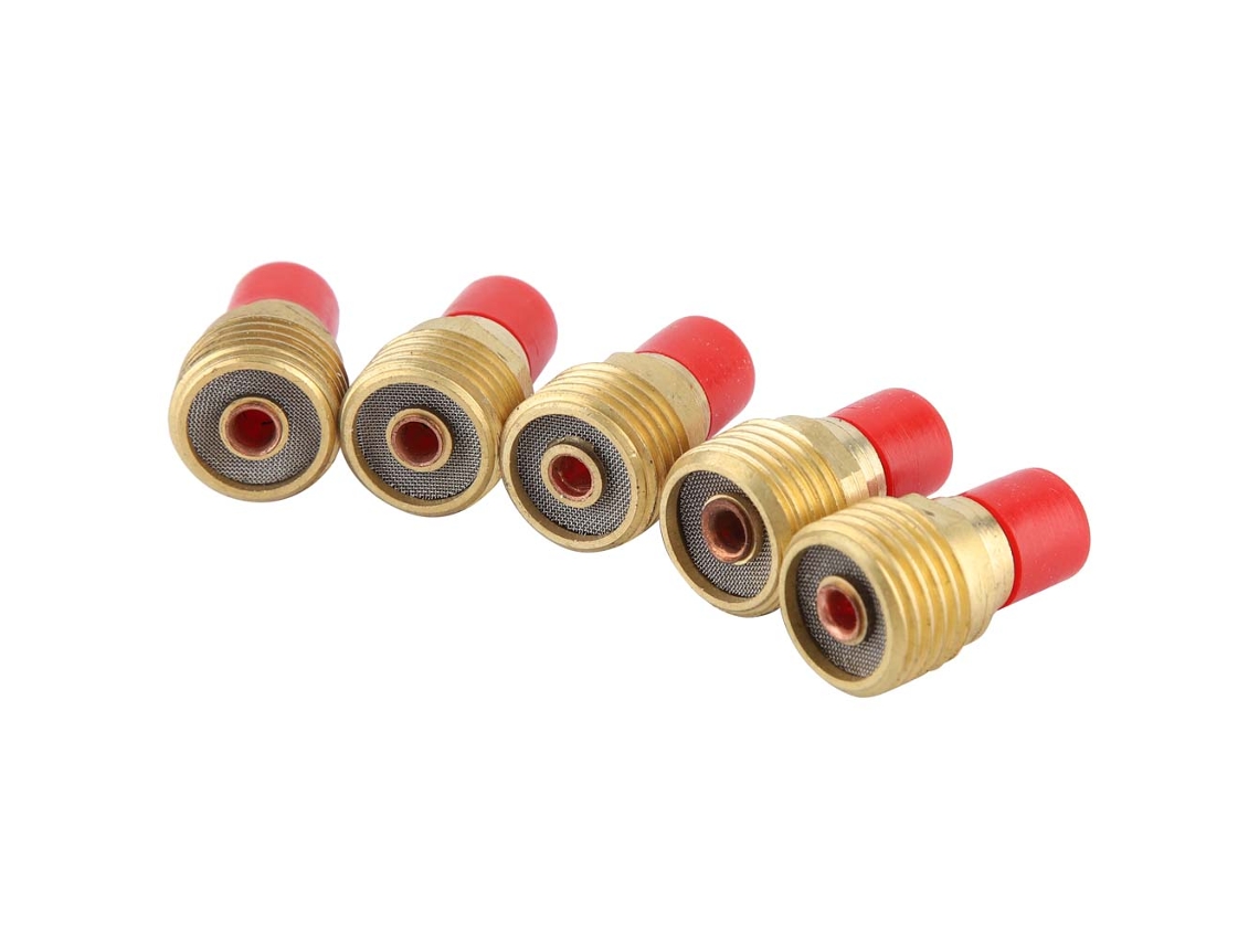 Cuerpo De Portaelectrodos Con Lente De Gas 45v42 1.0mm 0.04" Para Soplete Tig Wp-9/20/25
