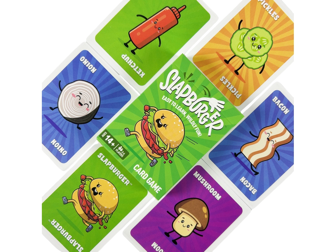 Slapburger, Un Juego De Cartas Para 2 A 6 Jugadores.