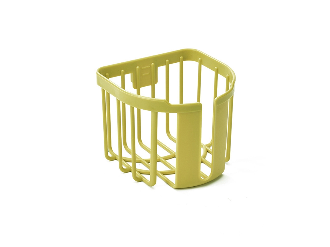 Portarrollos de papel higiénico de pared amarillo para baño
