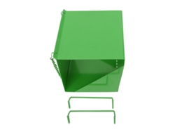 Comedero Colgante De Hierro De Gran Capacidad Y Resistente A La Intemperie Para Pájaros, Ideal Para La Decoración De Jardines Y Exteriores.