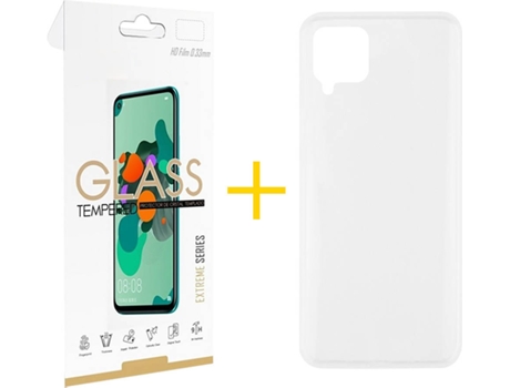 Carcasa + Protector de Pantalla para Huawei P40 Lite SKYHE Transparente Claro