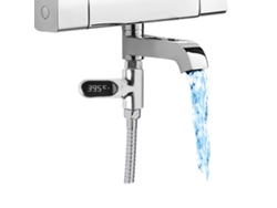 Termómetro Digital De Agua Para Ducha Con Pantalla Led, Medición De Temperatura De 5 A 85 ℃, Accesorio De Baño.