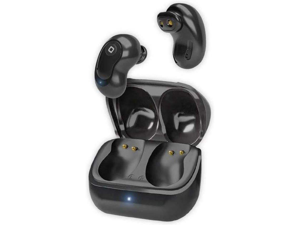 Auriculares Bluetooth True Wireless SBS Twin Black (In Ear - Micrófono - Negro)