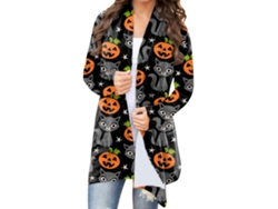 2026altiro-chaqueta Halloween De Manga Larga Con Estampado, Abertura Frontal, Suelta Y Casual Tipo 2 M