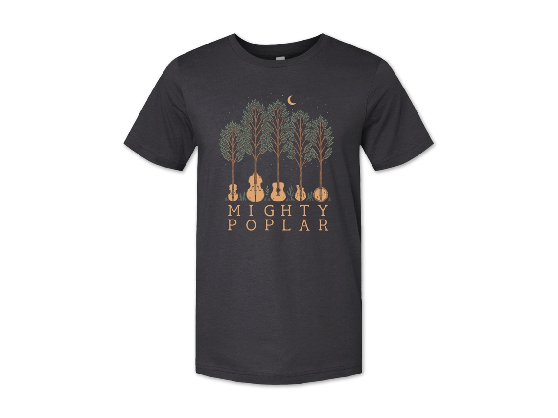 Mighty Poplar Instrument T-shirt Rockinstone Unisex Adults Best Sellers Size:xxl