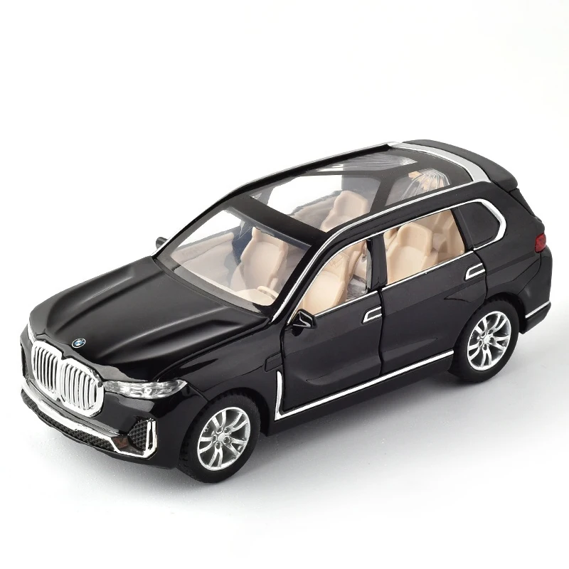 (preto) Miniatura De Carro Em Liga Metálica, Escala 1:32, Com Som E Luz, Feita De Metal Fundido Com Mecanismo De Fricção.
