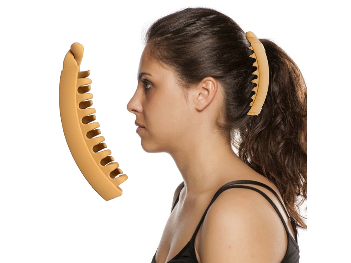Vlrla-large Banana Cabelo Clips And Ponytail Apoios