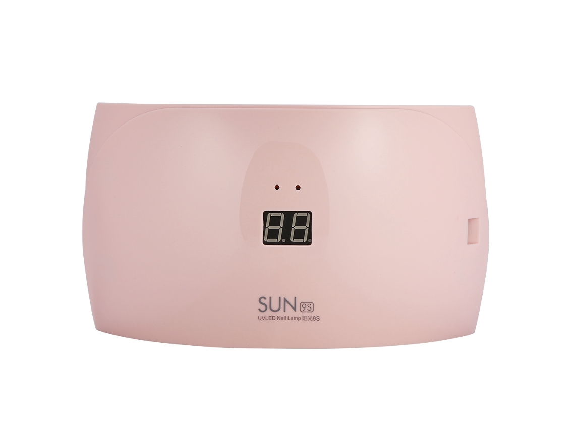 Rebe-lâmpada Secadora De Unhas Com 15 Leds Uv, Tela, Moda Útil, Cor Rosa