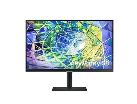 Monitor SAMSUNG ViewFinity S8 S27A800UJP (Negro - 27 - IPS - HDR10 - LCD - 4K Ultra HD - 5 ms)