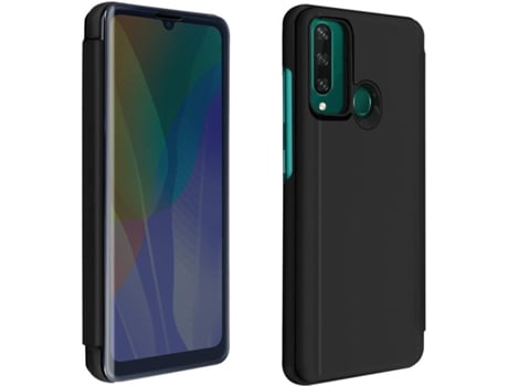 Funda Huawei Y6p AVIZAR Espejo Translúcido Negro