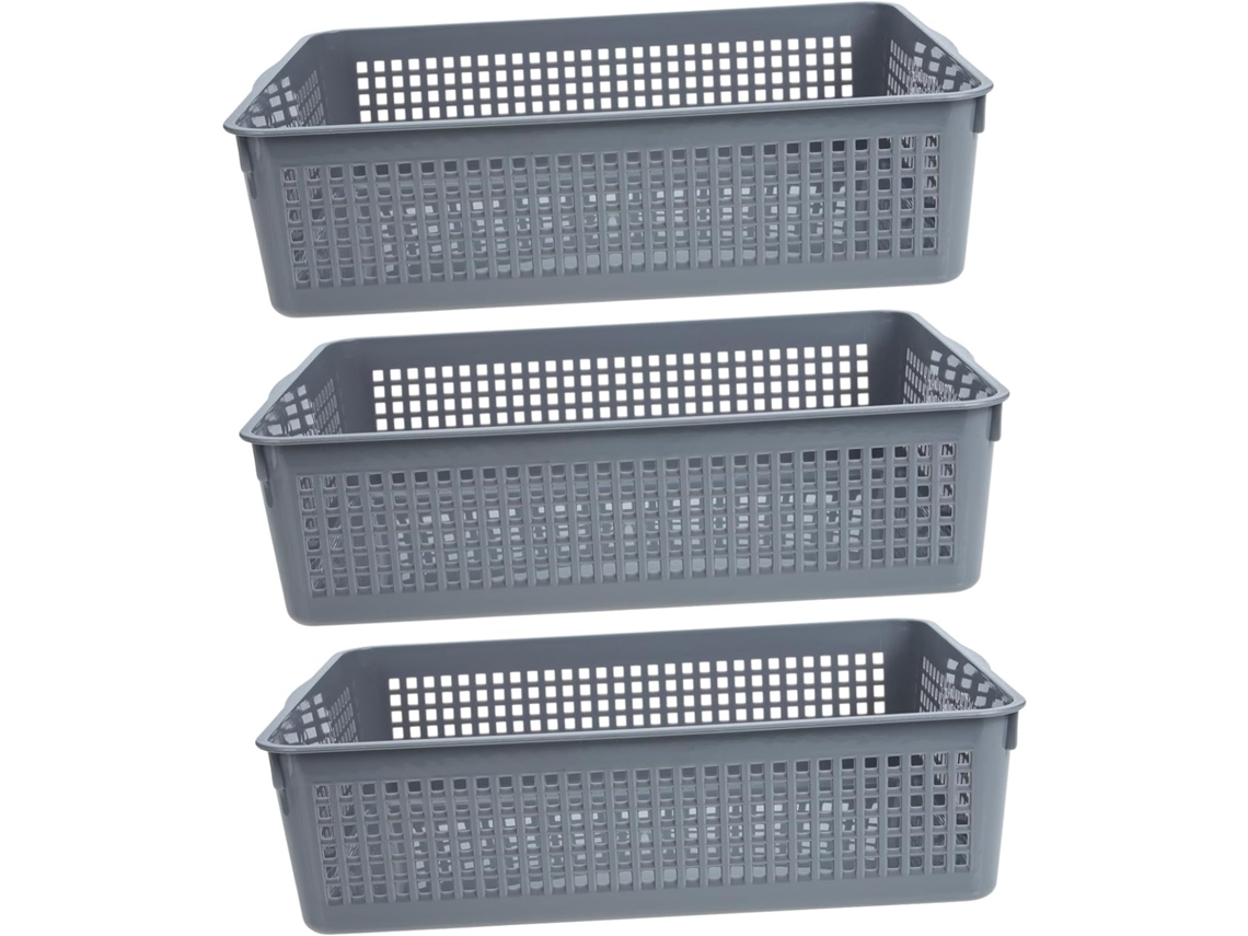 Juego de 3 cajas organizadoras de escritorio SFUSHOS para aperitivos y otros objetos pequeños.