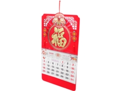 Calendario de pared anual con temática de caballos y calendario chino para el aula y la oficina.
