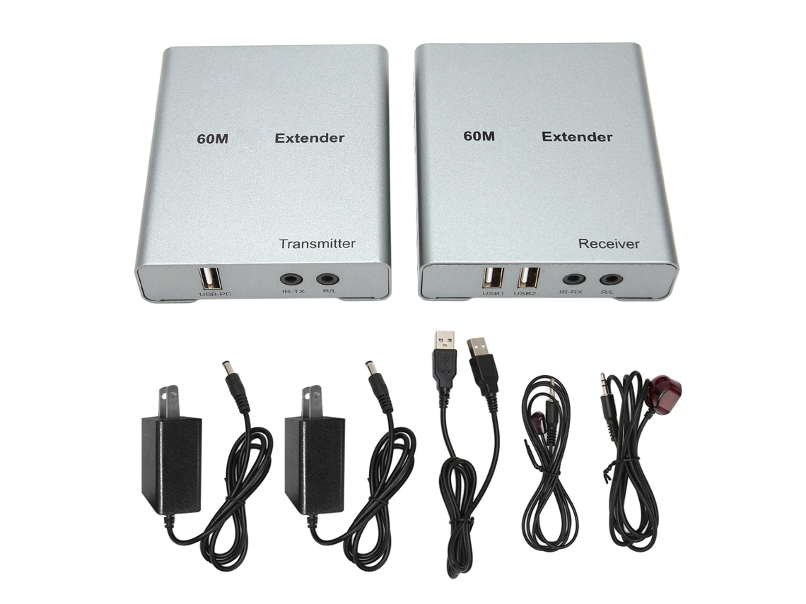 Extensor Hdmi Kvm Usb LAXISCREED 1080p 60m Cat5e/6