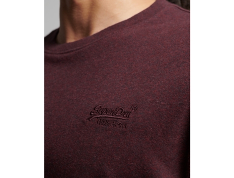 Camiseta para Hombre SUPERDRY (XS - Algodón - Rojo)