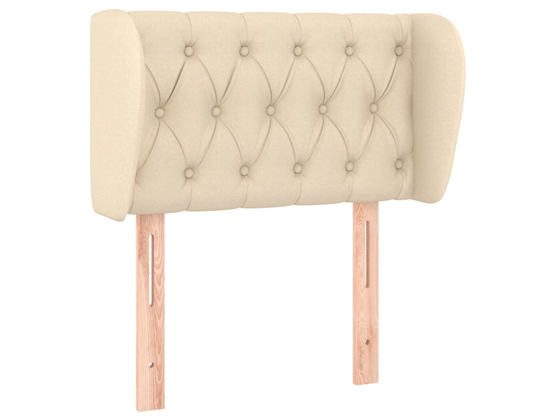 Maison Exclusive - Cabecero De Tela Color Crema 83x23x78/88 Cm