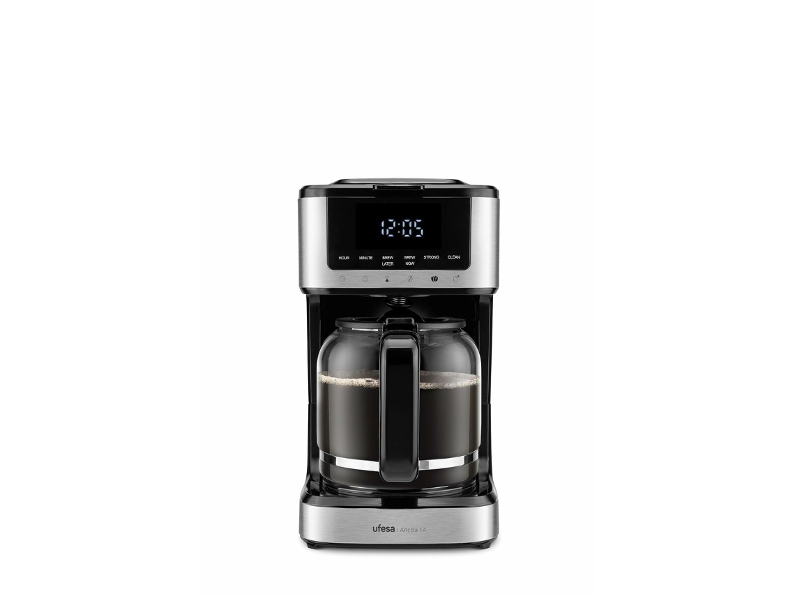 Cafetera de filtro negra Ufesa 71606101 VETONEK