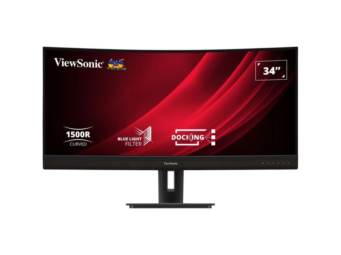 Monitor VIEWSONIC VG3456C (Negro - Flicker free - 34" - Enchufe EU - UltraWide Quad HD - 4 ms)