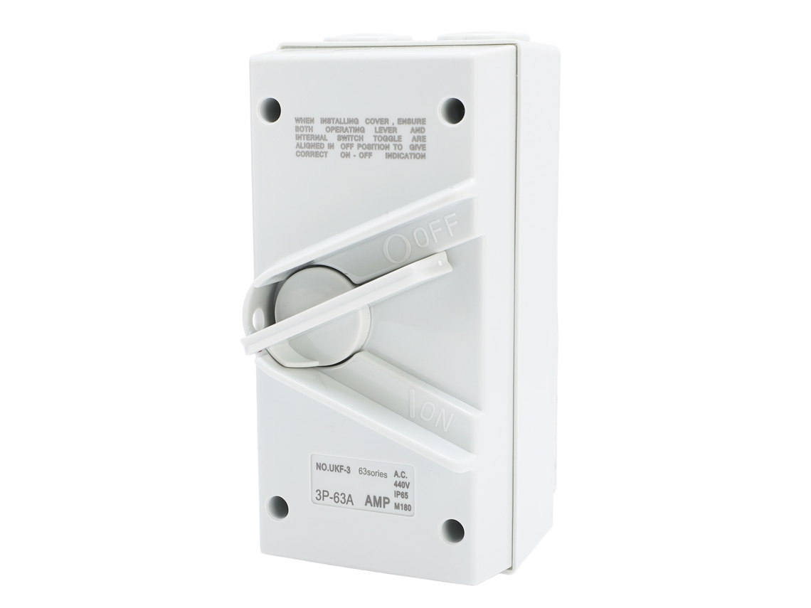 2026velora-interruptor De Motor Encerrado 3 Polos 63a 440v Ca Ip65 Interruptor De Circuito Para Motor Impermeable