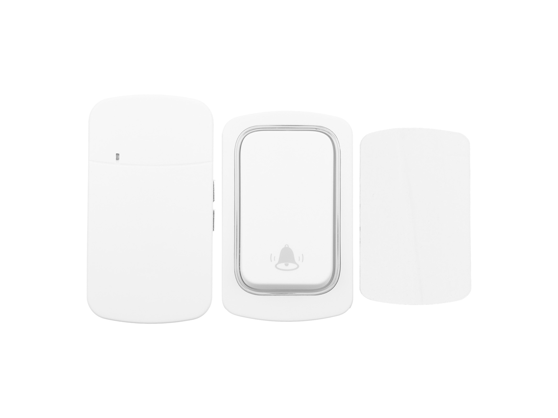 Timbre inalámbrico con control remoto, 38 canciones, autoalimentado.