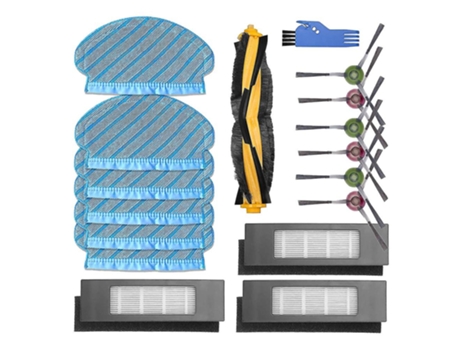 Kit de filtros de escova de rolo de pano esfregão para ecovacs deebot ozmo 950 920