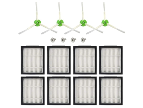 Accesorio Aspiradores IROBOT 8 filtros 4 cepillos para bordes I Roomba y I Series