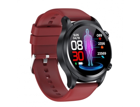Smartwatch E400 Glucosa en sangre no invasiva Ecg Monitoreo de oxígeno en sangre Sangre roja