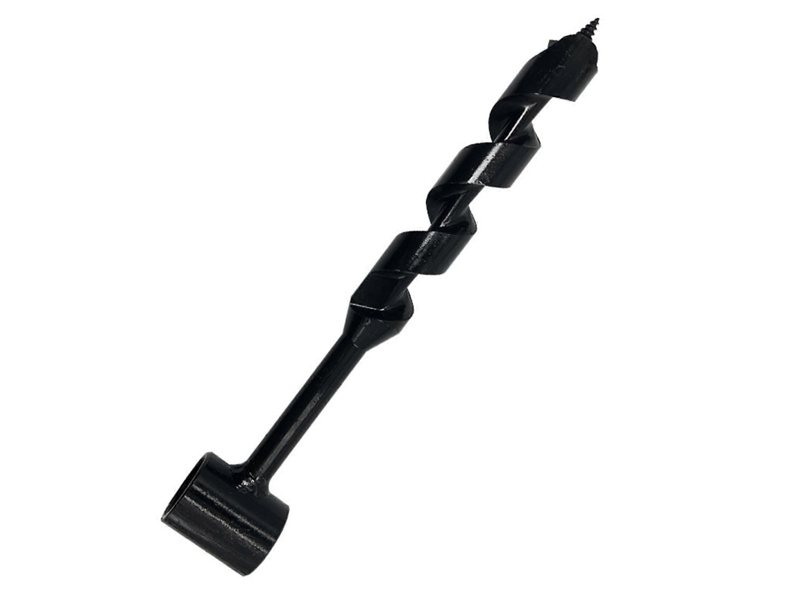Taladro manual de madera, acero al carbono, herramientas de supervivencia al aire libre.