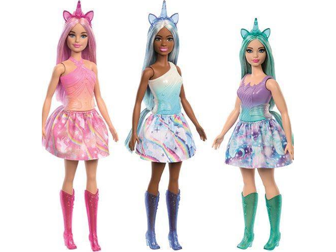Muñeca Barbie MATTEL Unicornio (envío aleatorio - edad mínima recomendada: 3 años)