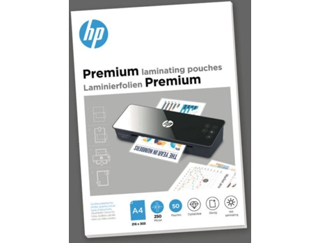 Bolsa de plastificación HP Premium A4 (250 Mícrones)