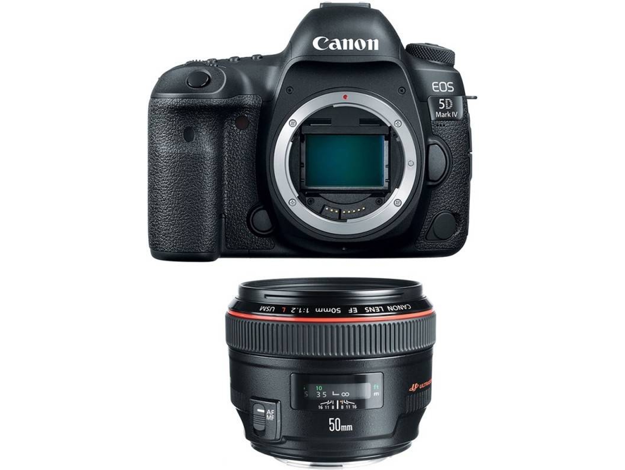 Kit Cámara Reflex CANON EOS 5D Mark IV + EF 50mm f/1.2L USM (Full-Frame)