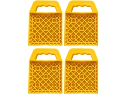 Conjunto De 4 Calços Antiderrapantes Para Macaco De Rv, Blocos De Reforço Para Balanceamento.