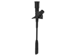 Gancho De Prueba Multímetro Mini Prendedor Acero Inoxidable Sonda Para Reparación De Coches 4mm Socket J.30019negro