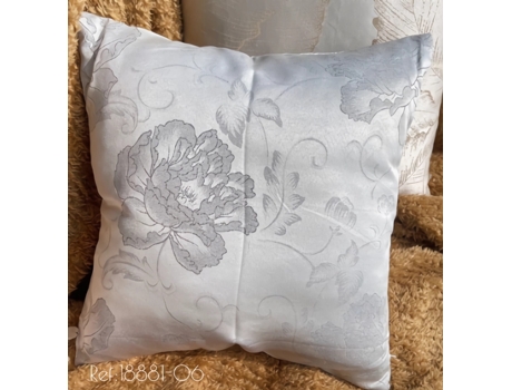 Avec Funda de cojín con estampado de loto negro 45*45cm BOD HOME