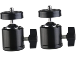 Adaptador de rótula Jortmrd (2 unidades), soporte de luz metálico