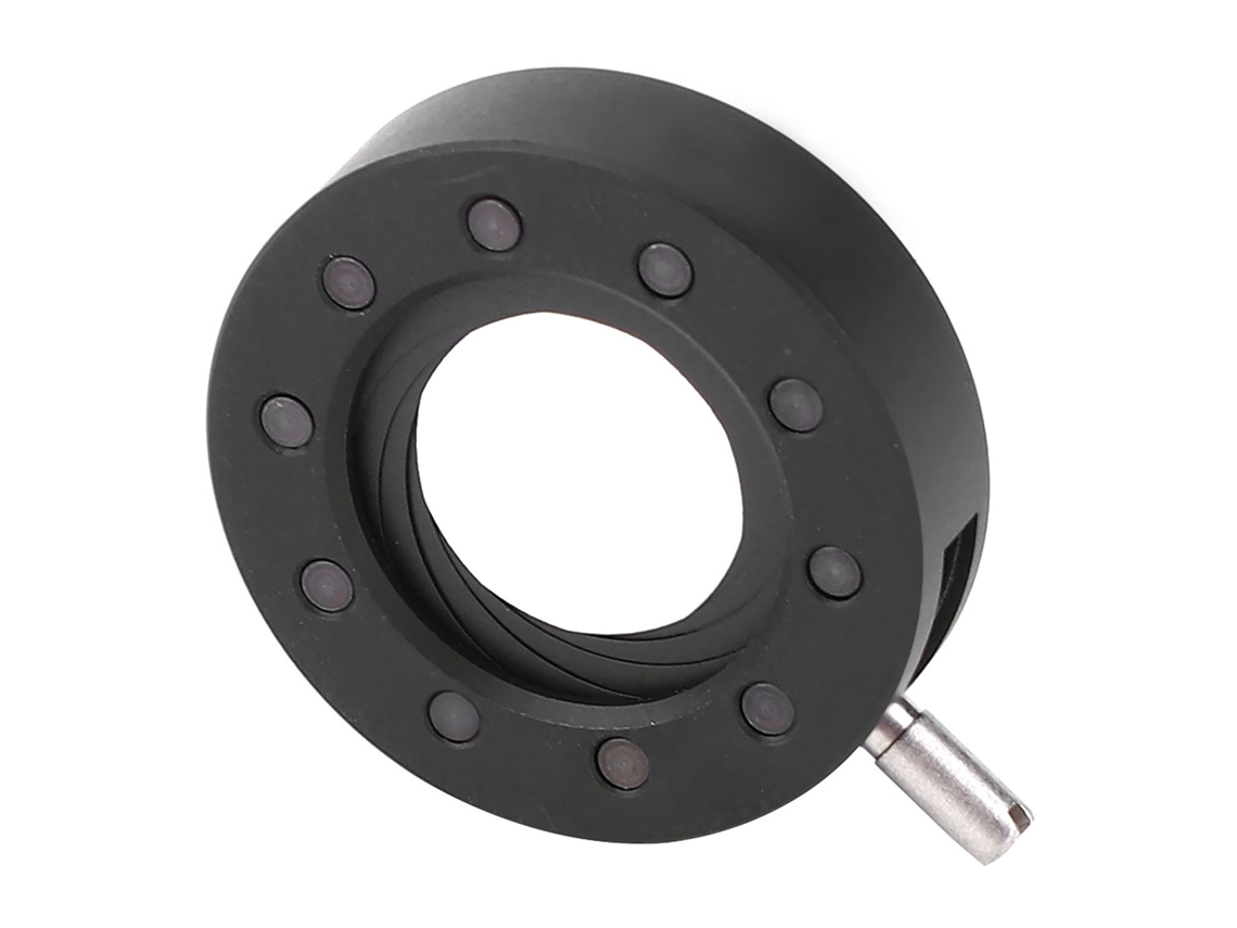 TRUYUETY Diafragma Óptico Ajustable Adaptador de Iris para Microscopio Lente