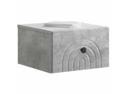 Maison Exclusive - Mesita De Noche De Pared 2 Pcs Gris Hormigón 33 X 34,5 X 20 Cm