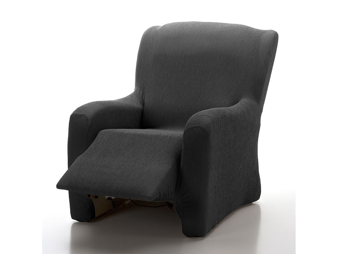 Funda de Sillón DOMAINET Vega (Negro - Algodón y poliéster - 60-80 cm)