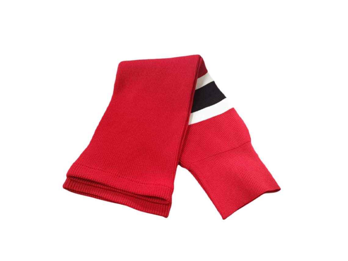 par de calcetines de hockey sobre hielo para deportes al aire libre, unisex, para entrenamiento de piernas, calcetines de hockey sobre hielo Mdug (rojo, S)