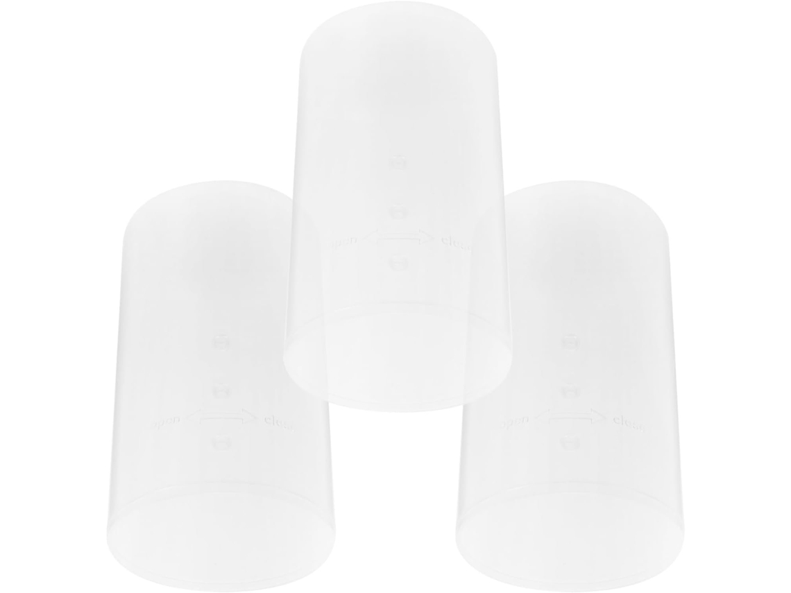 Juego De 3 Estuches Para Brochas De Maquillaje Con Tapa, Retráctiles Y Ajustables,